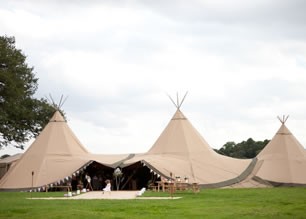 Party luxury teepee, alternative to marquee hire