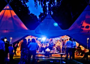 Our favourite party and wedding luxury teepee