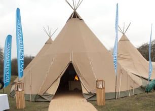 Yorkshire Water Event Teepee - Hire Teepees For all Events