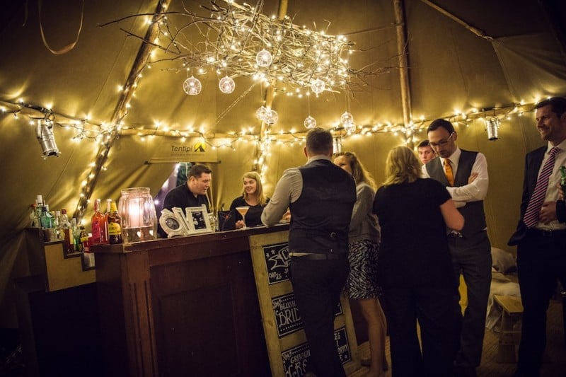 Claire & Andrew's PapaKåta teepee wedding