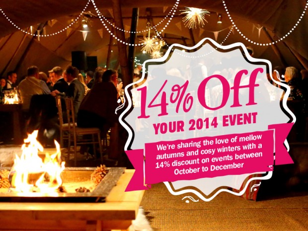 14% off your 2014 events