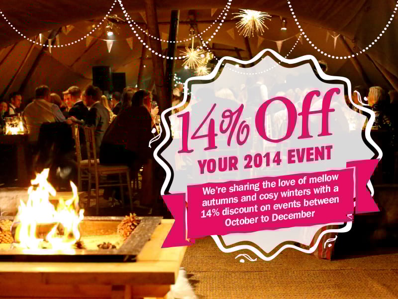 14% off your 2014 events