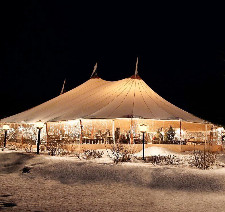 Transport guests to a magical winter wonderland with a sparkly Sperry Christmas party