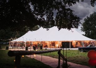 Celia and Ted's PapaKata Sperry Tent Wedding