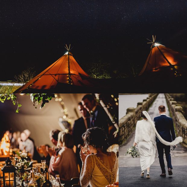 Olivia & Ashley's PapaKåta Teepee Winter Wedding by Steven Rooney