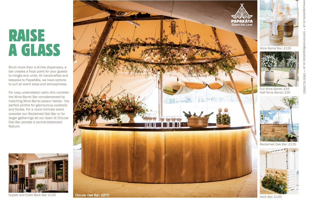 Raise a Glass: PapaKåta Teepee & Sperry Tent Finishing Touches Raise a Glass: PapaKåta Teepee & Sperry Tent Finishing Touches