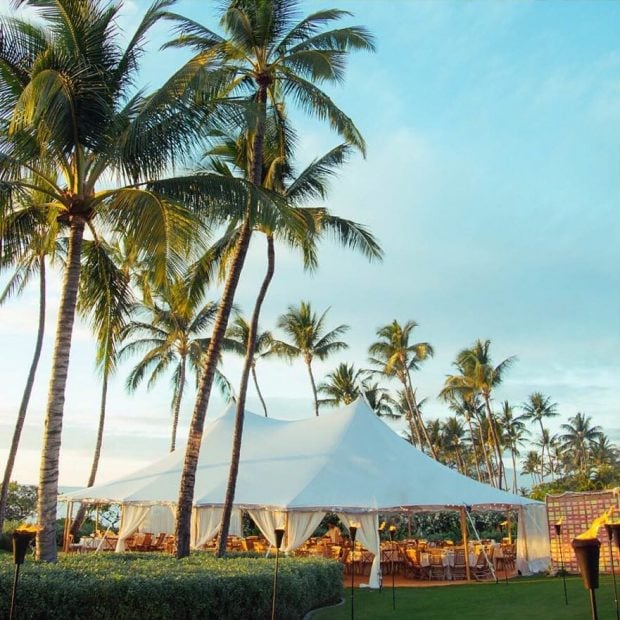 Sperry Tent Wedding from our Friends at Sperry Tents Hawaii
