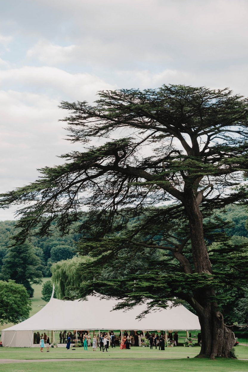 PapaKåta Sperry Tent Wedding in the idyllic setting of West Dean Gardens by Cinzia Bruschini