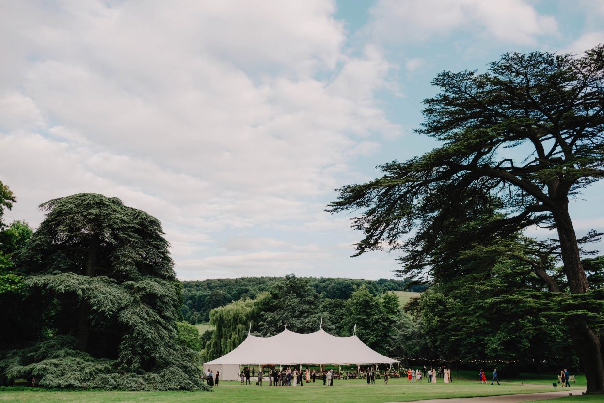 PapaKåta Sperry Tent Wedding at West Dean Gardens by Cinzia Bruschini