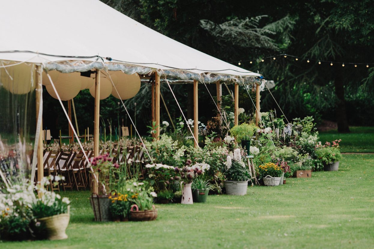 Bringing the outside in PapaKåta Sperry Tent Wedding at West Dean Gardens, Chichester, West Sussex, by Cinzia Bruschini
