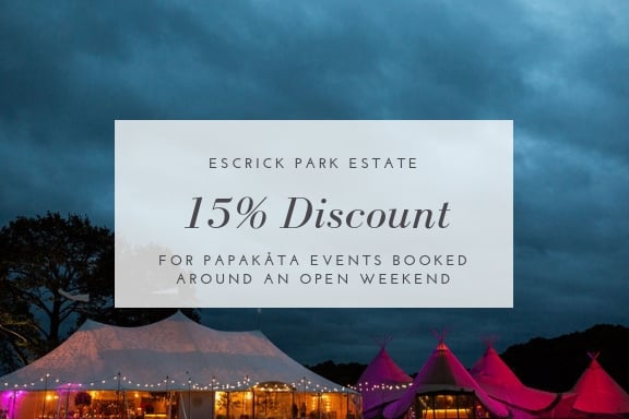 Escrick Park Estate exclusive PapaKåta discount