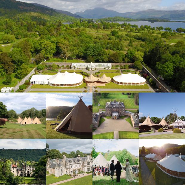 PapaKata Scotland Sperry Tent and Teepee Wedding and Events