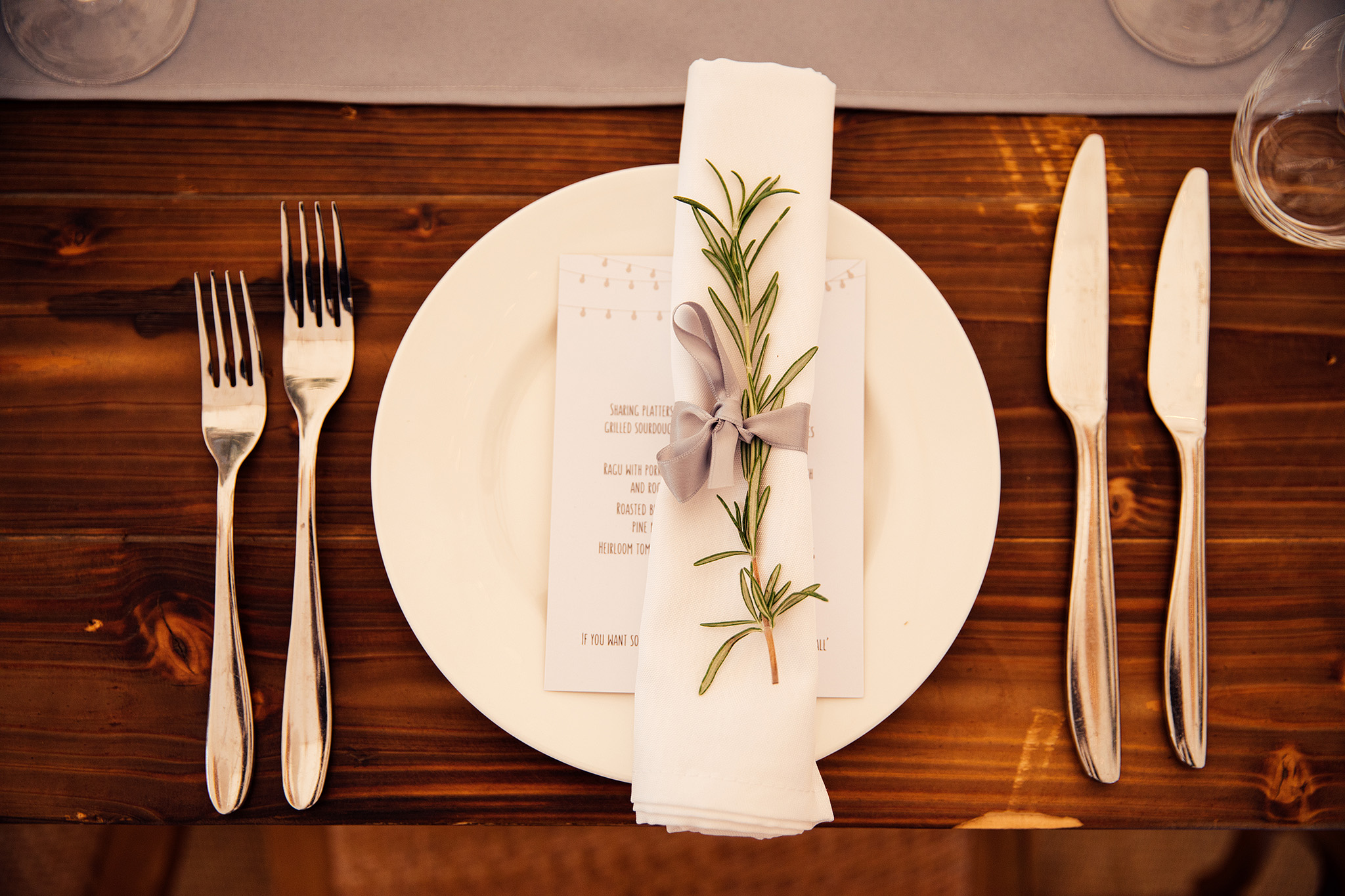 PapaKåta Sperry Wedding in Oxfordshire by Harry Michael Photography- Table setting details PapaKåta Sperry Wedding in Oxfordshire by Harry Michael Photography- Table setting details