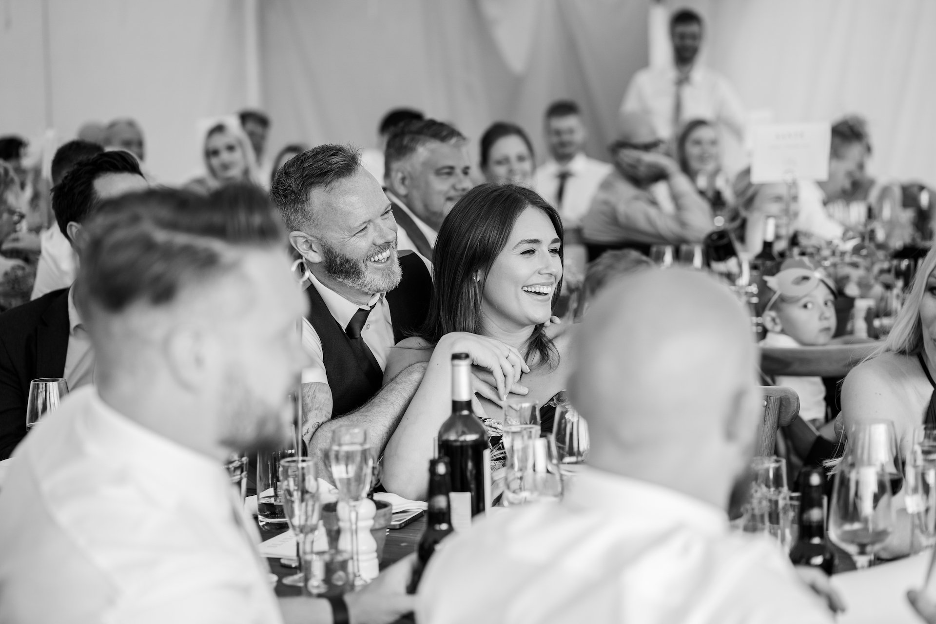 PapaKåta couple Louise & Alex's Sperry Wedding at Elford Hall Garden, Staffordshire captured by Jessica Raphael Photography- Wedding Guests