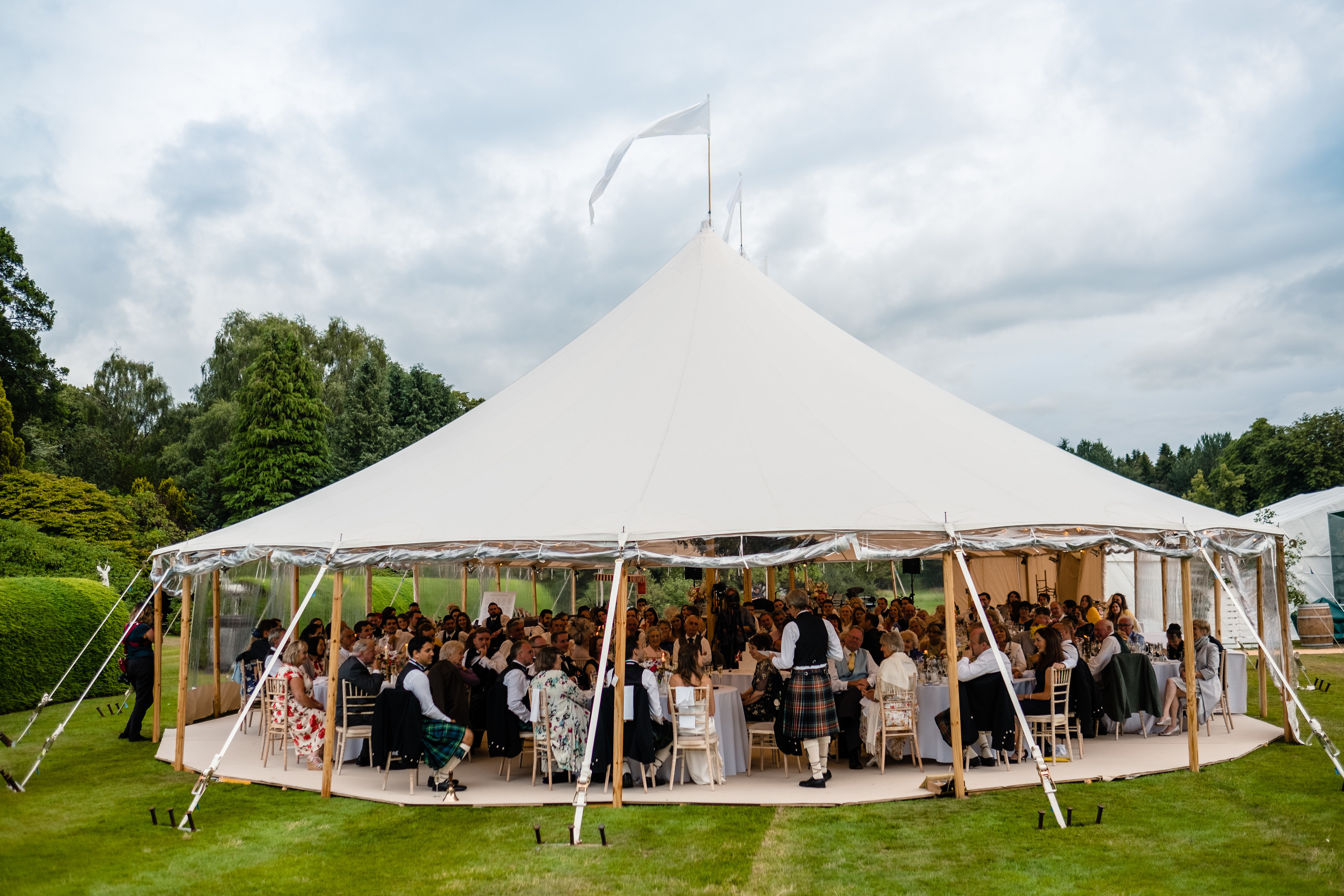 PapaKåta couple Lucy & Tom's Sperry Wedding at Gordon Castle Scotland captured by Helen Abraham Photography 
