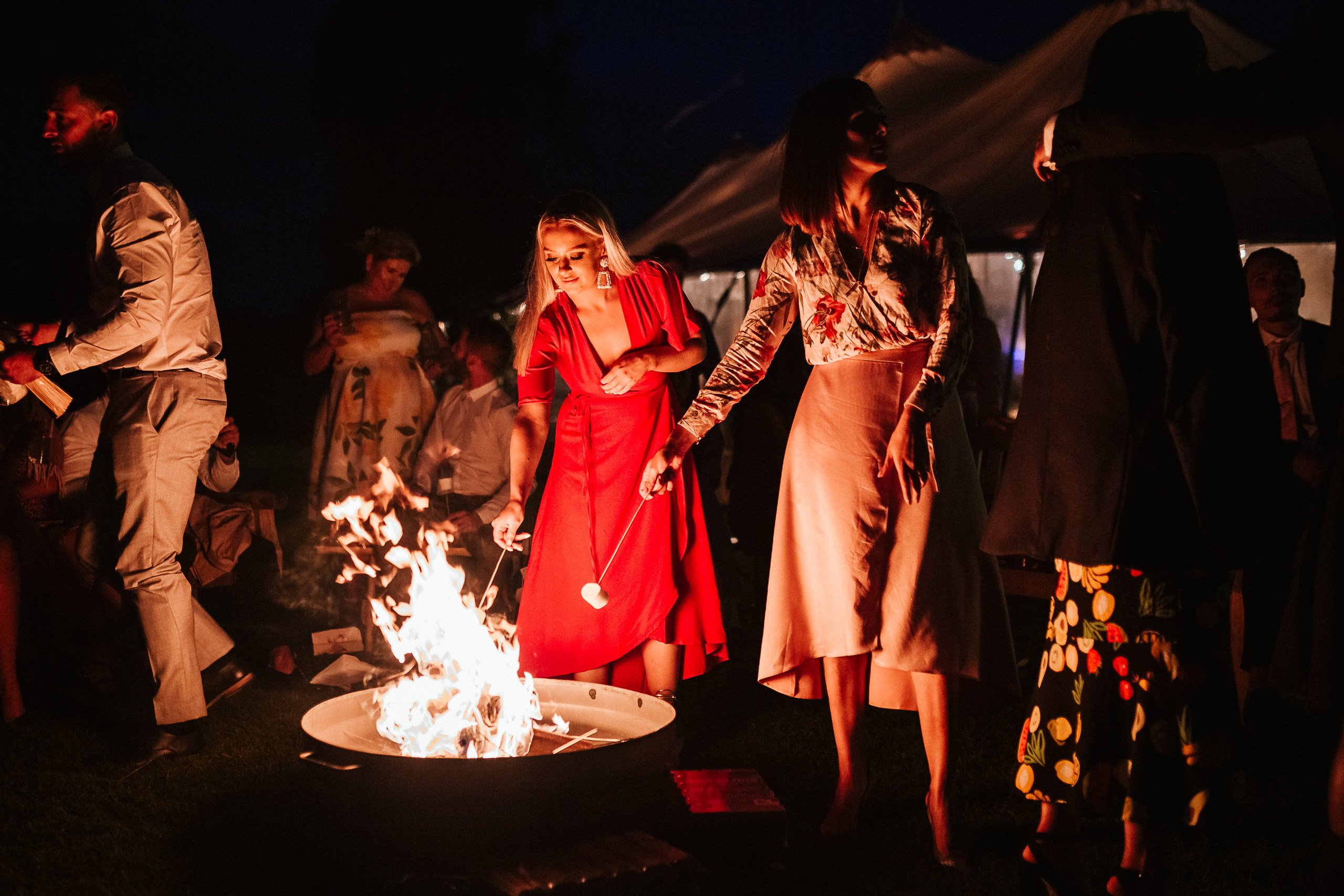 PapaKåta couple April & Martin's Sperry wedding at Arniston House, Scotland captured by Laurence Howe Photography - Sperry Tent exterior at night PapaKåta couple April & Martin's Sperry wedding at Arniston House, Scotland captured by Laurence Howe Photography - Sperry Tent exterior at night