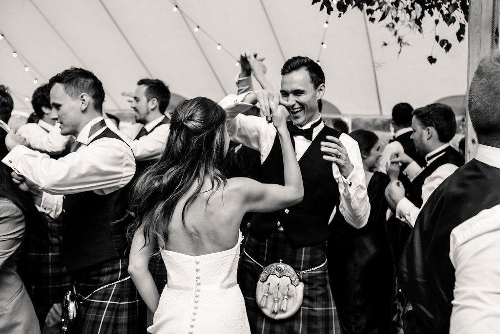 PapaKåta couple Lucy &amp; Tom's Sperry Wedding at Gordon Castle Scotland captured by Helen Abraham Photography- The First Dance