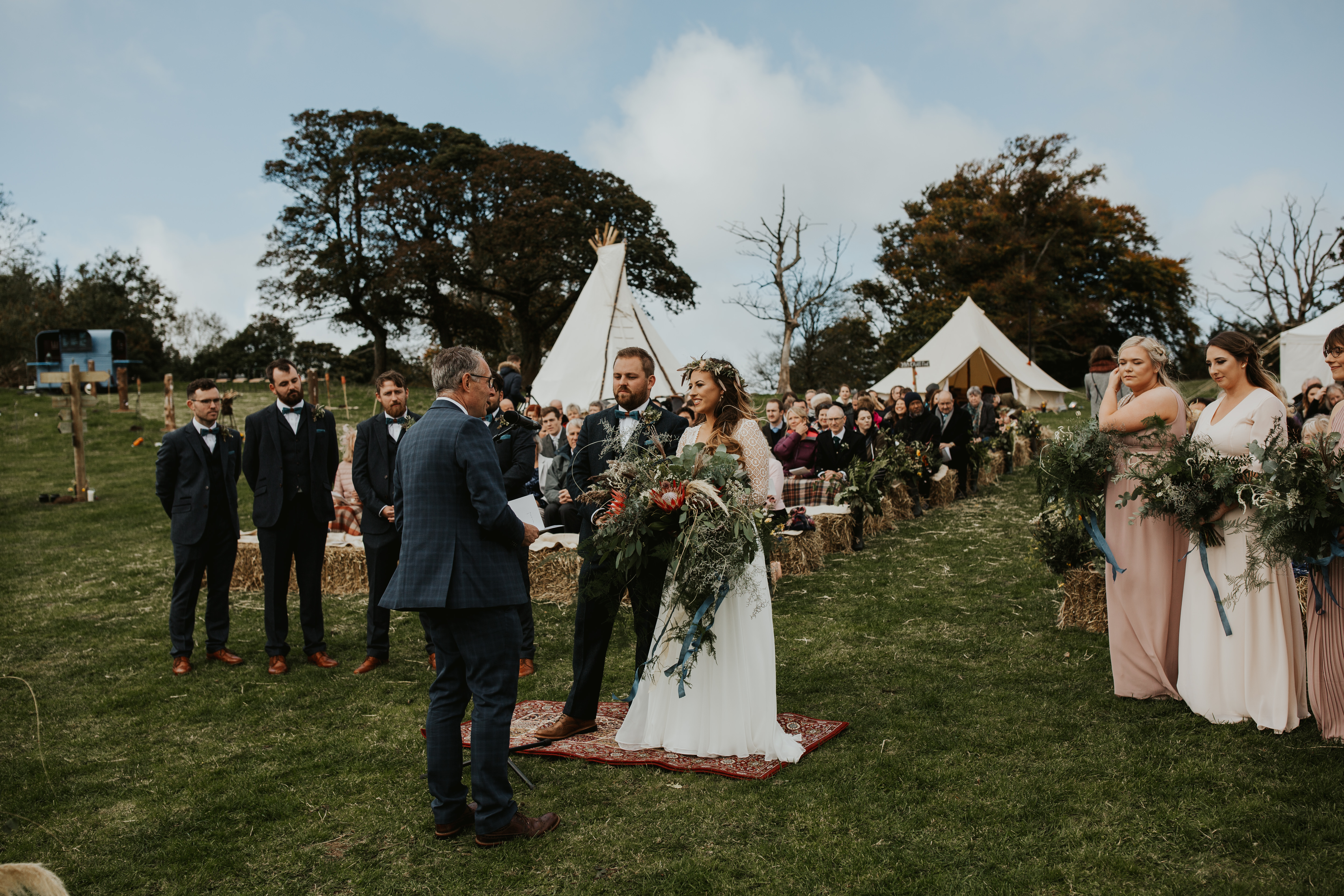PapaKåta couple Eilidh & Lloyd's Sperry Wedding in Glenfarg, Perthshire captured by Colin Ross Photography- Outdoor Scottish Ceremony, Flowers by Cordon Farm Flowers PapaKåta couple Eilidh & Lloyd's Sperry Wedding in Glenfarg, Perthshire captured by Colin Ross Photography- Outdoor Scottish Ceremony, Flowers by Cordon Farm Flowers