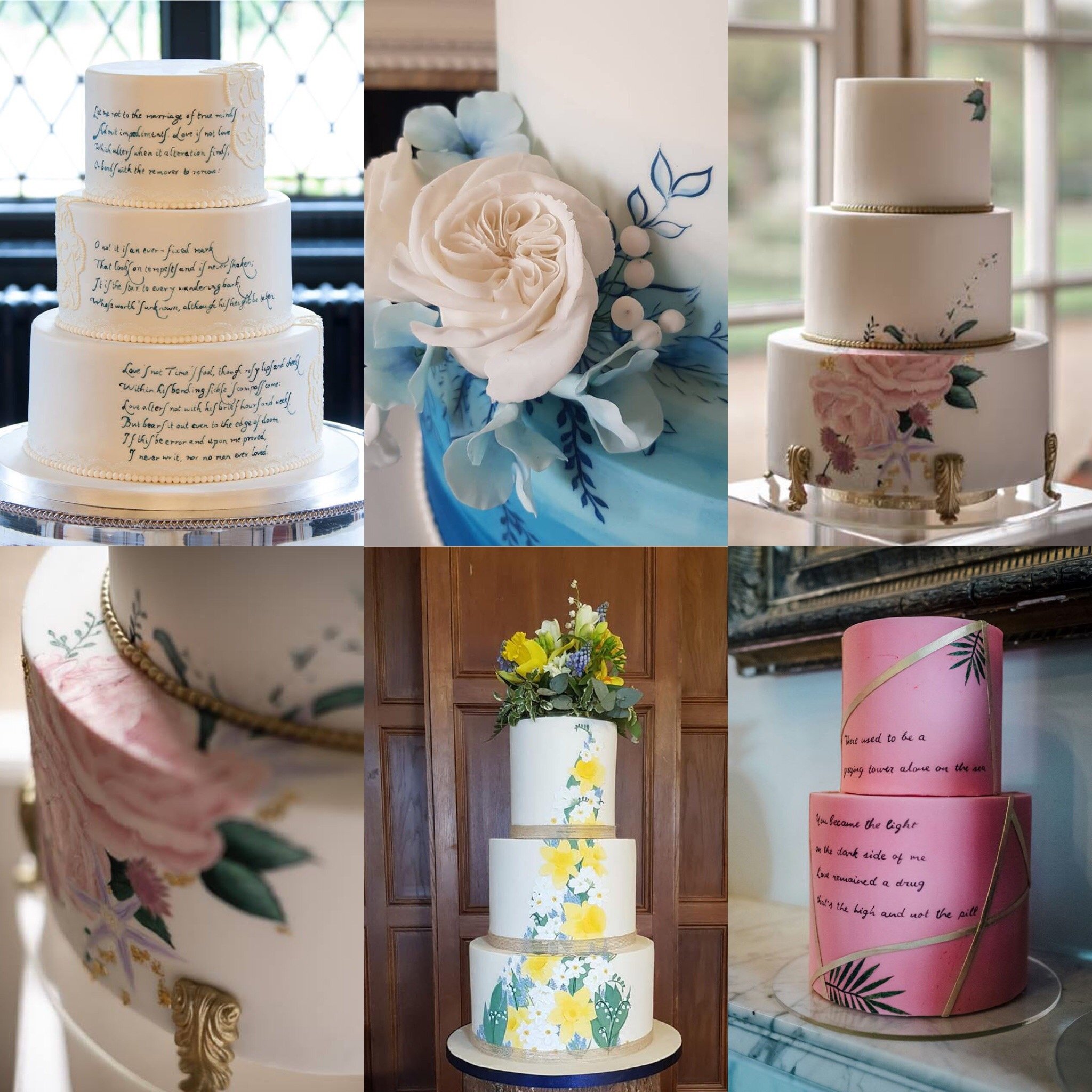 Handpainted cakes by Cherry Blossom for the PapapKåta Open Weekend