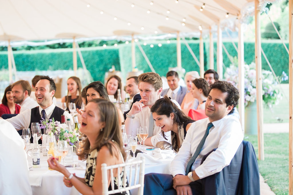 Georgie & Ben's PapaKåta Sperry Tent wedding at Newington House captured by Lucy Davenport: Wedding Guest Style