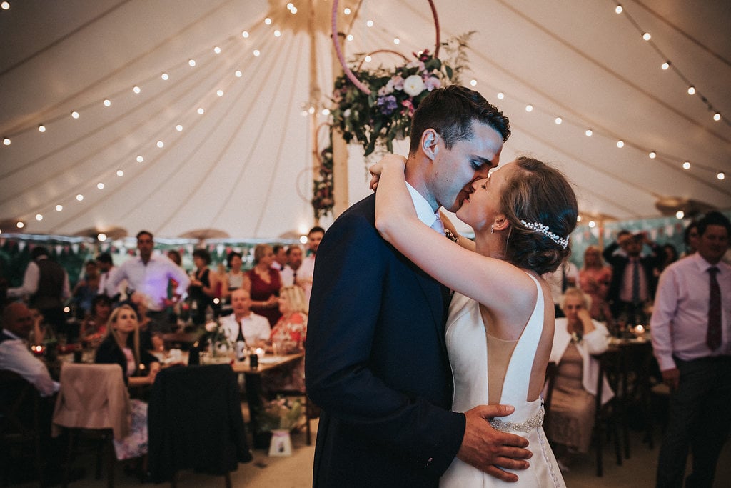 Katie & Thomas' PapaKåta Sperry Tent wedding in Thornborough, Bucks captured by Matt Horan Photography: The Happy Couple 
