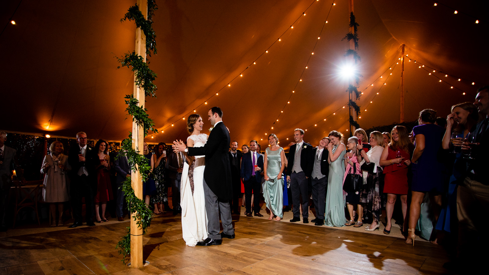 Emily & Ed's PapaKåta Sperry Tent wedding at Buckhurst Park captured by Tony Hart Photography: First Dance