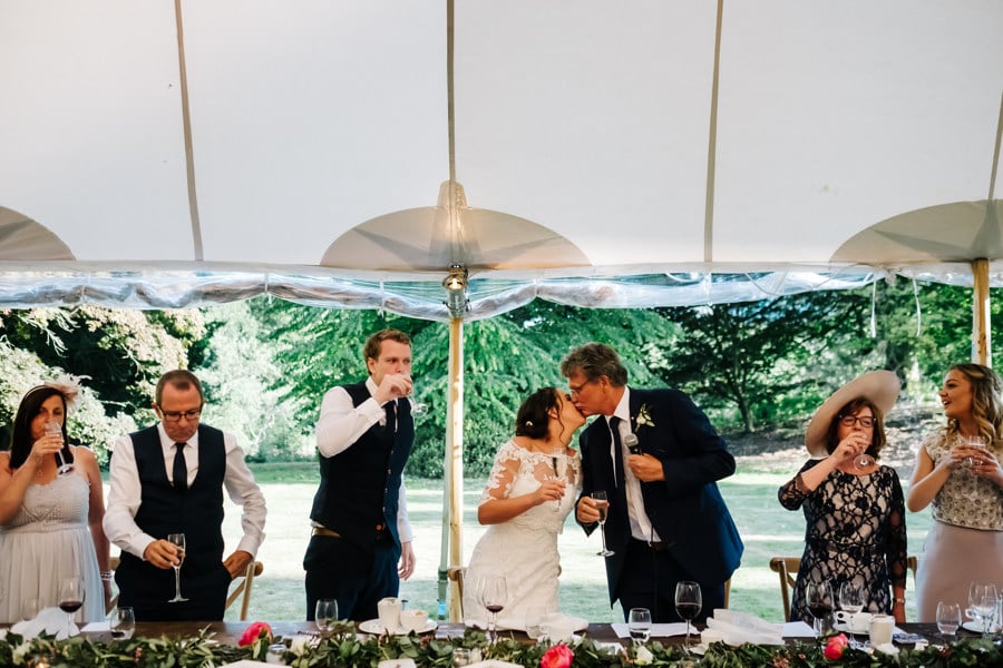 Natalie & Jack's PapaKåta Sperry Tent wedding at Lingholm Estate, Keswick, Lake District captured by Kristian Leven Photography: The Wedding Party 