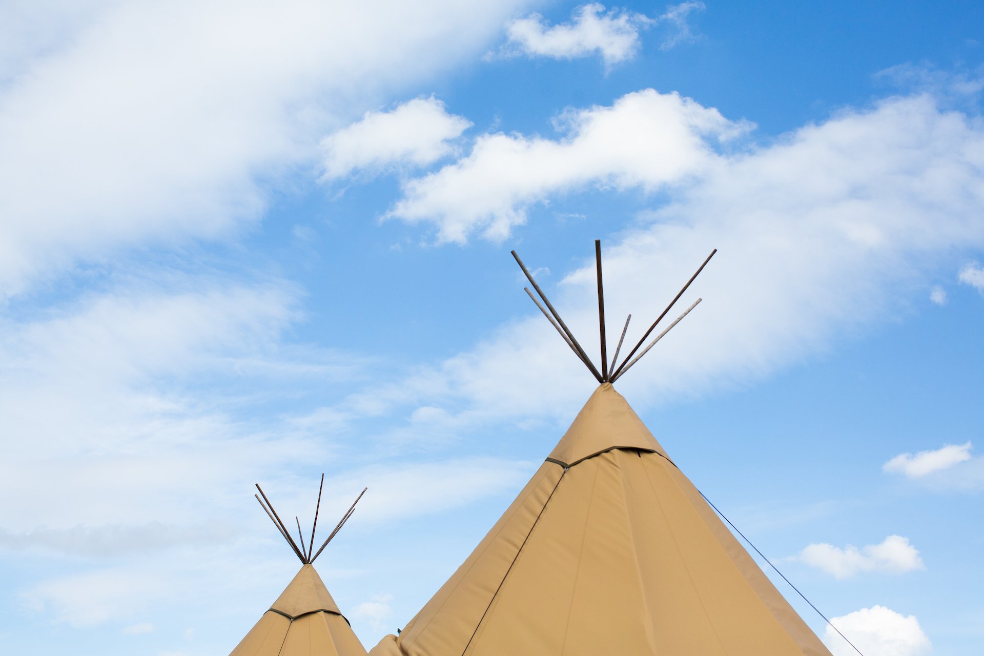 PapaKåta Spring Open Weekend Teepee captured by Lucy Davenport Photography
