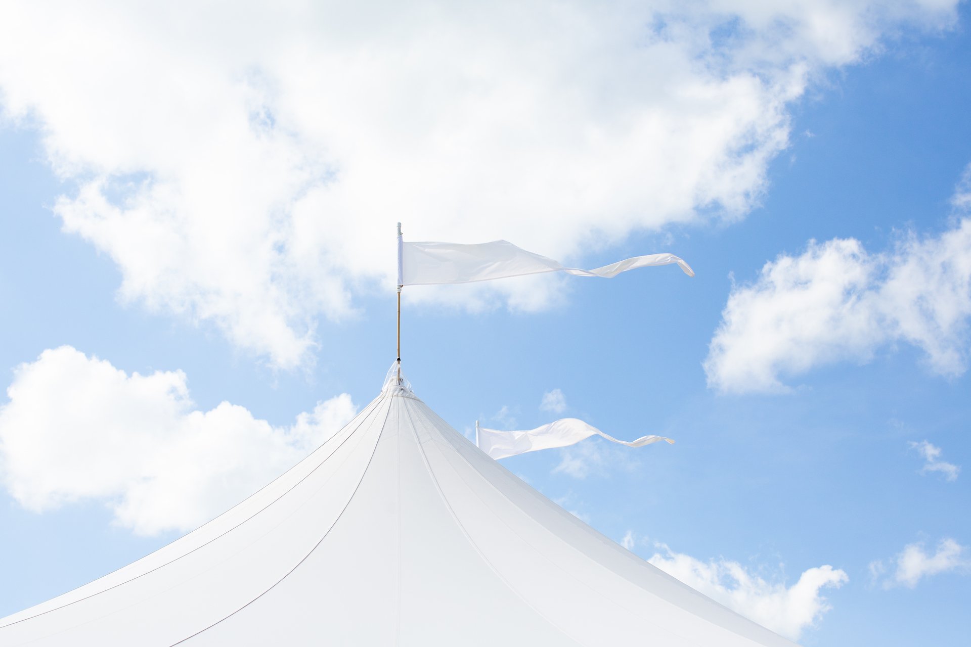 PapaKåta Spring Open Weekend Sperry Tent captured by Lucy Davenport Photography: Sperry Tent Flags 