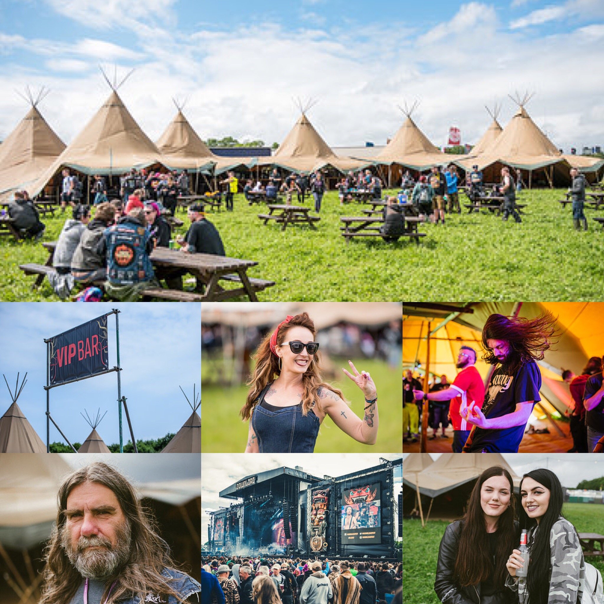 PapaKata Teepee Tent at Download Festival