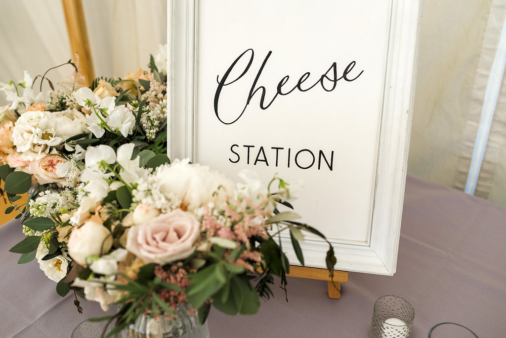Rachel & Henry PapaKåta Sperry Tent Wedding, The Royal Crescent, Bath: Cheese Station Decorations