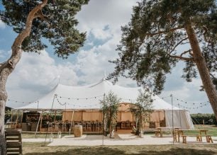 Anna & Luke PapaKåta Sperry Tent Wedding, Cambridgeshire, Matthew Wilkinson Photography; Sperry Tent Exterior