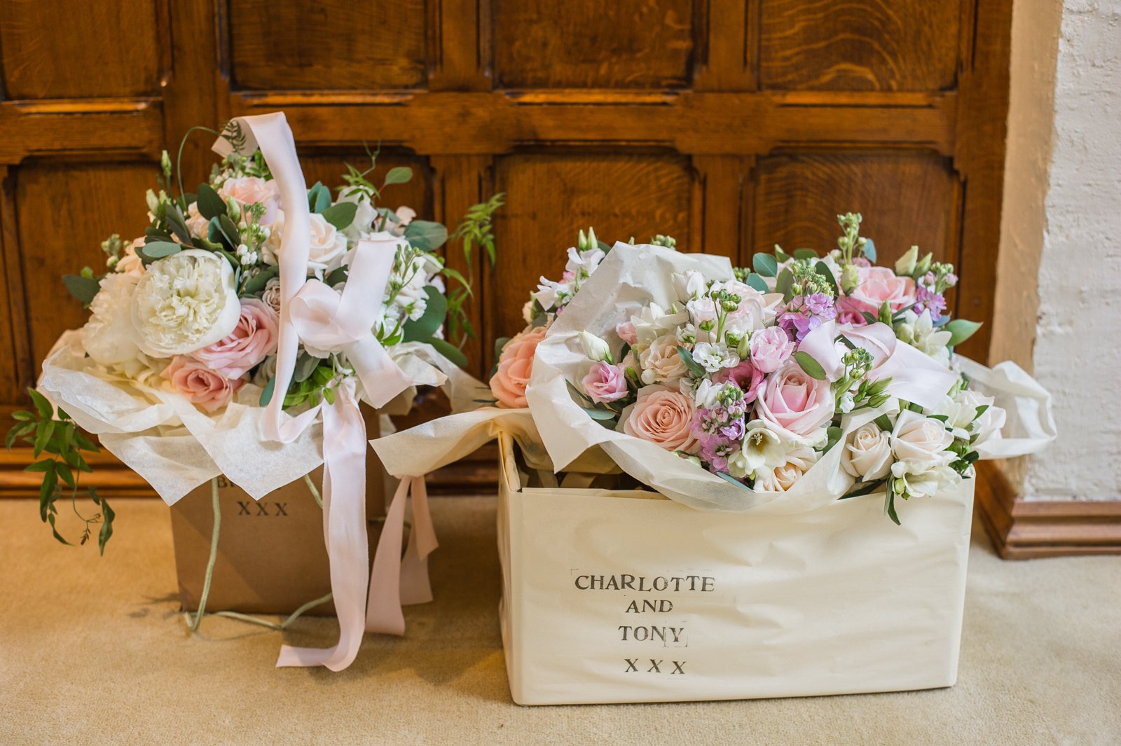 Charlotte & Tony Papakata Sperry Tent Wedding, Hampshire, Doug Treiber Photography; Bridal Flowers