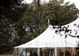 India & Sean PapaKåta Sperry Tent Wedding, Caitlin & Jones Photography; Sperry Tent Exterior