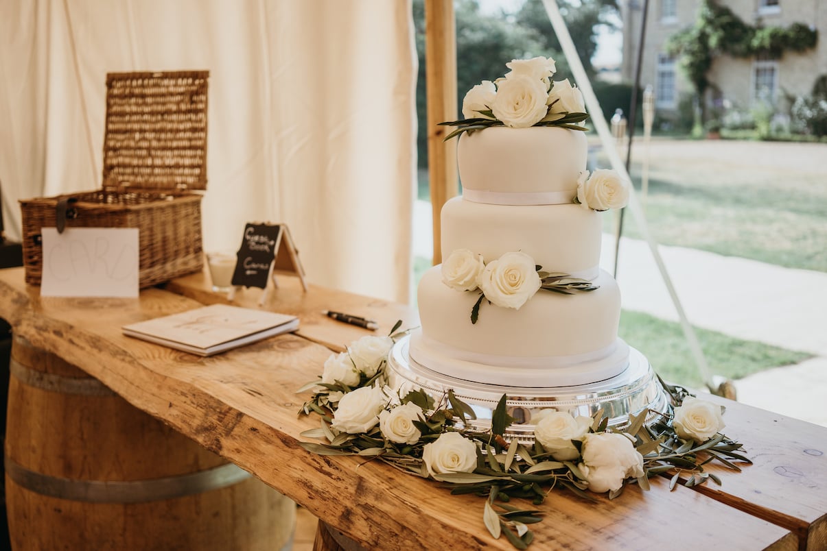 Anna & Luke PapaKåta Sperry Tent Wedding, Cambridgeshire, Matthew Wilkinson Photography; Wedding Cake