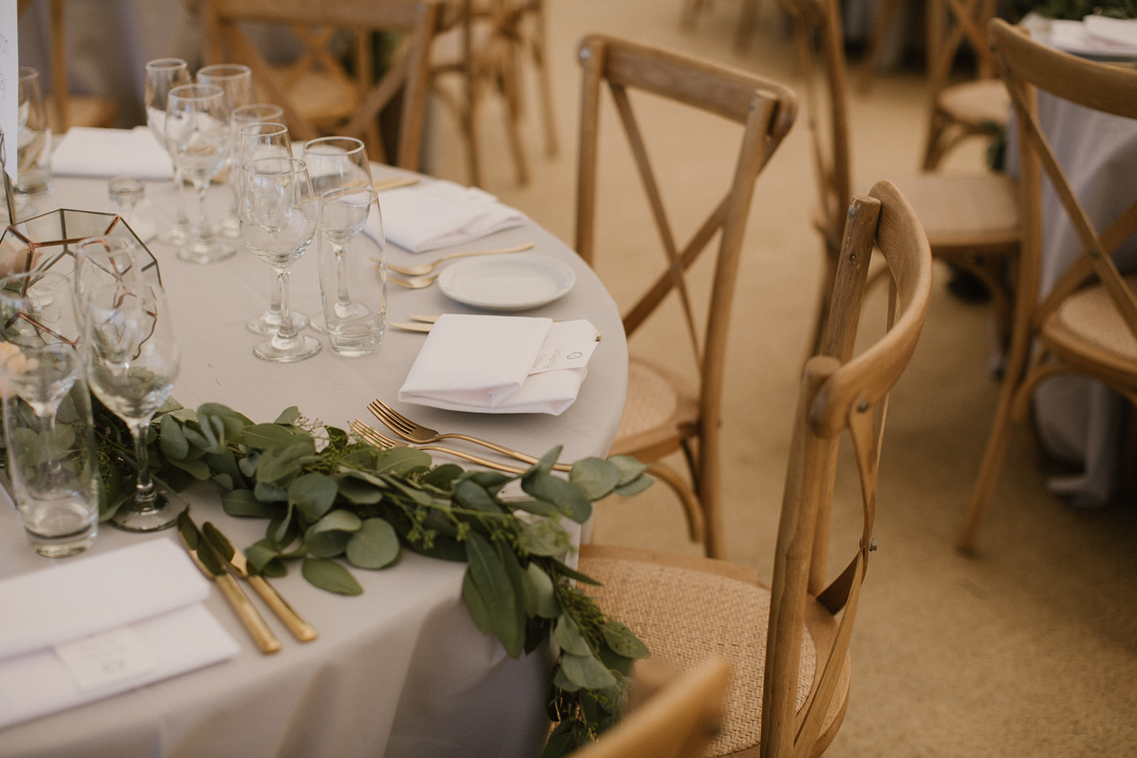 Lauren & David PapaKåta Sperry Tent Wedding, Mary Parker Photography; Table Setting