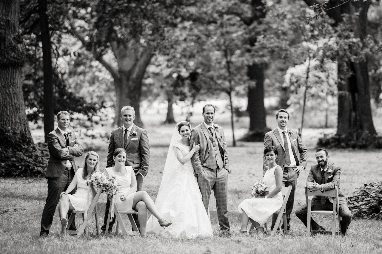 Charlotte & Tony Papakata Sperry Tent Wedding, Hampshire, Doug Treiber Photography; Wedding Party