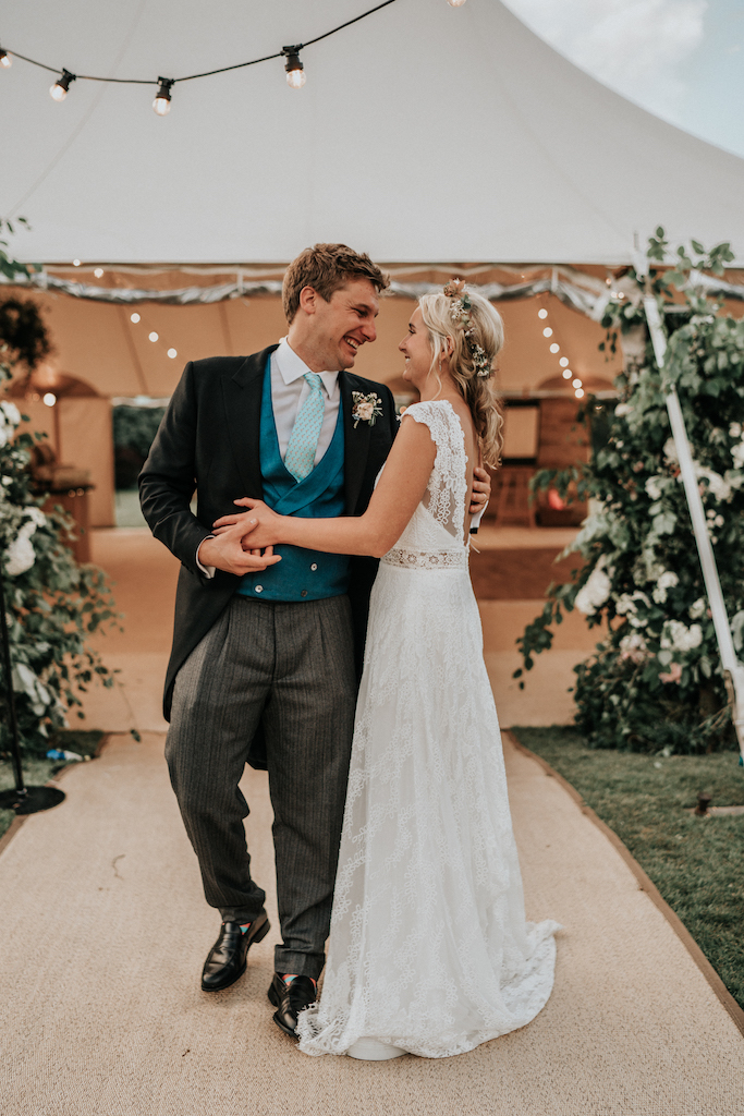 Harriett & Ed PapaKåta Sperry Tent Wedding in Wiltshire, Stories By Jules Photography; The Happy Couple Harriett & Ed PapaKåta Sperry Tent Wedding in Wiltshire, Stories By Jules Photography; The Happy Couple