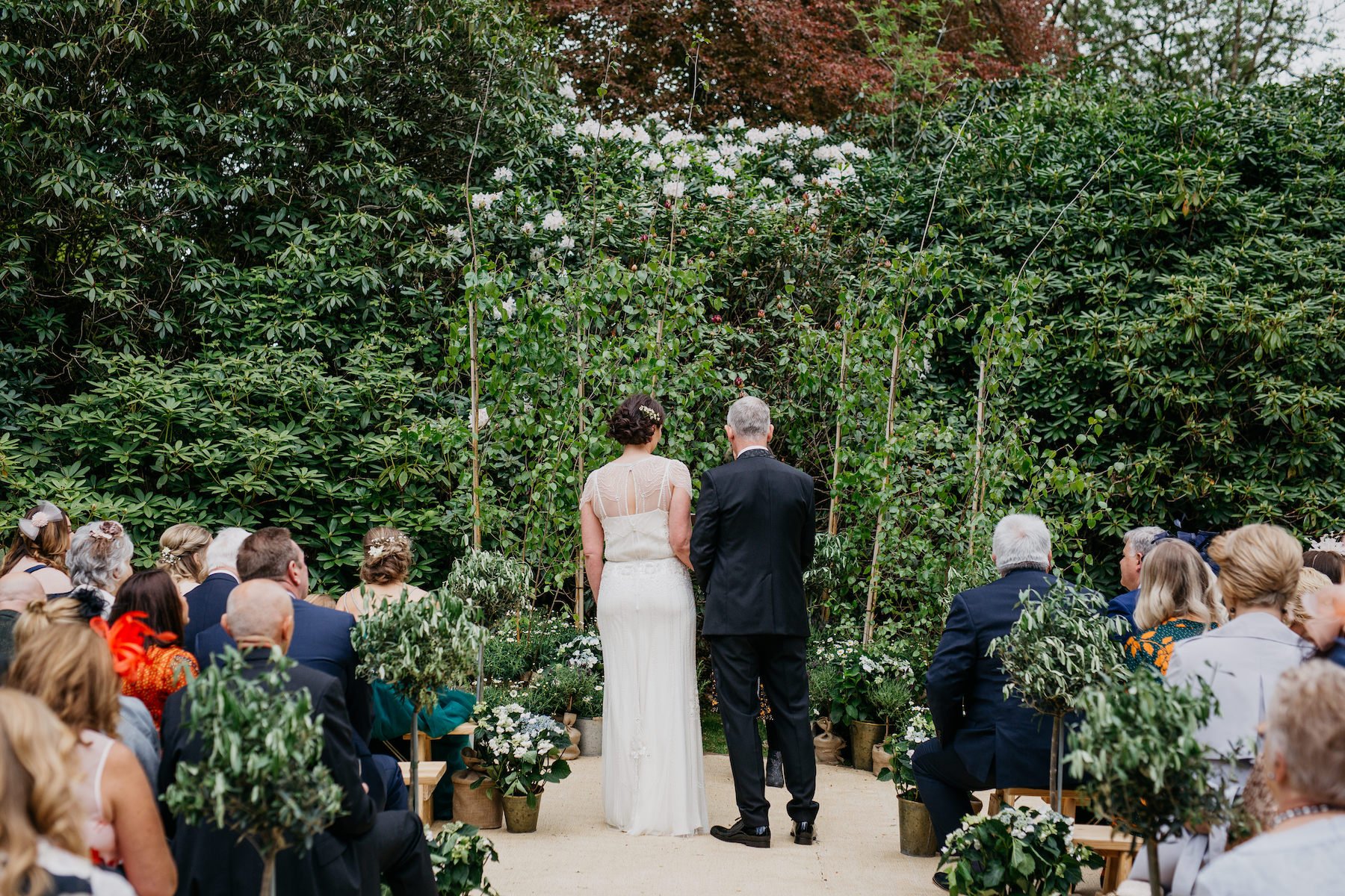 Sarah & Billy PapaKåta Tipi Tent Wedding, John Hope Photography; Bride & Groom Say I Do