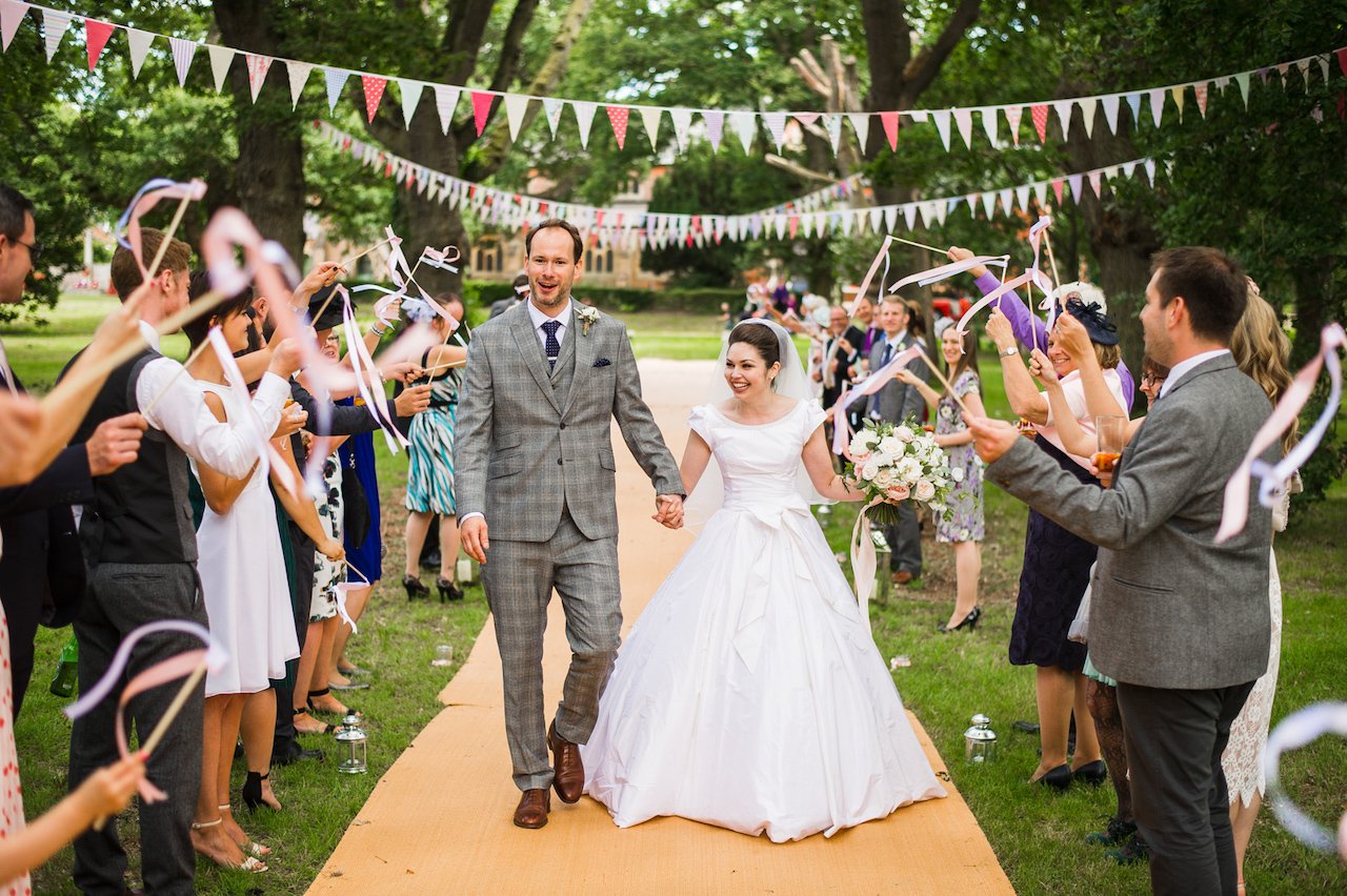 Charlotte & Tony Papakata Sperry Tent Wedding, Hampshire, Doug Treiber Photography; The new Mr & Mrs