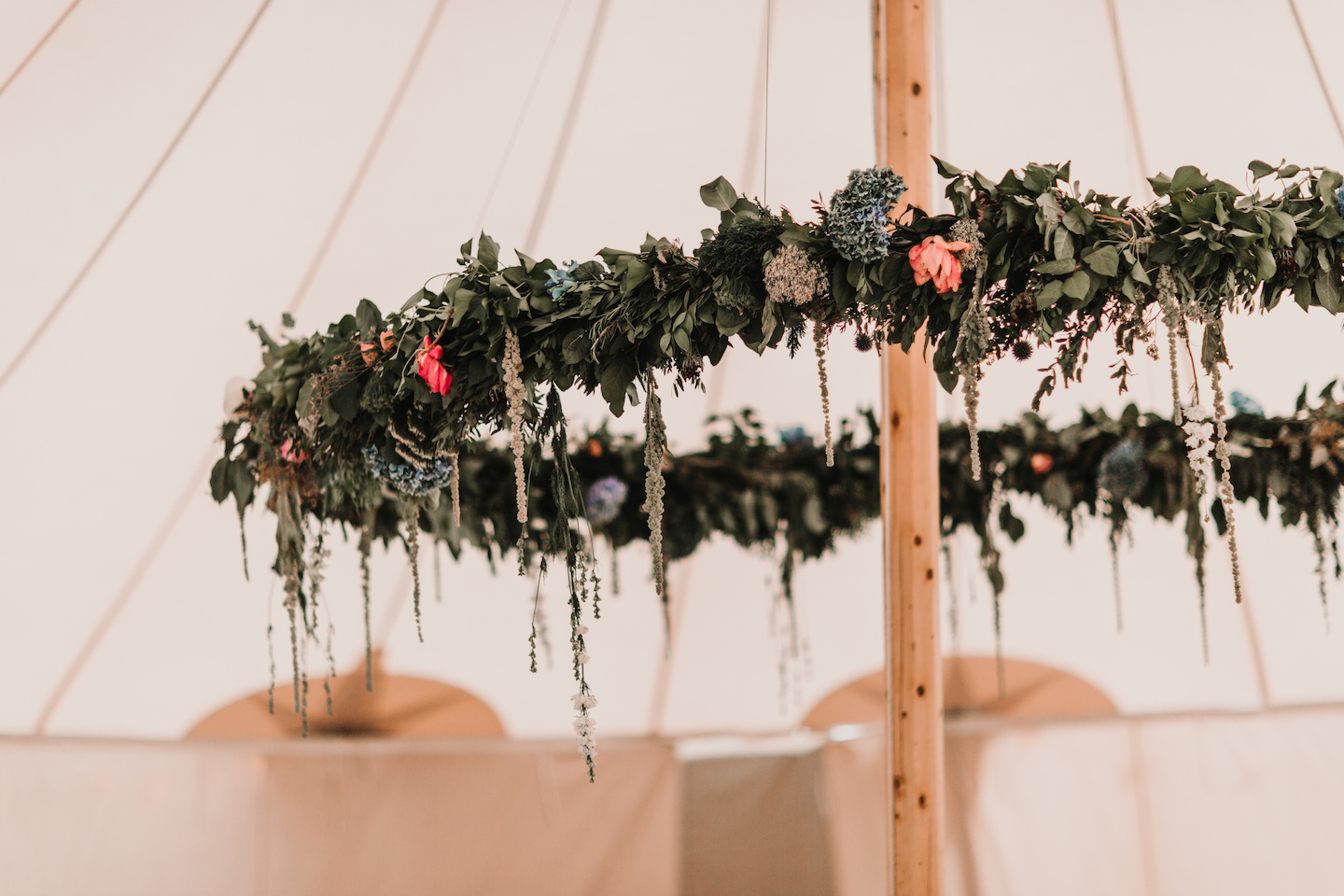 Emma & Tannah PapaKåta Sperry Tent Wedding, Yorkshire Dales, Natalie Pluck Photography; Floral Hoop Emma & Tannah PapaKåta Sperry Tent Wedding, Yorkshire Dales, Natalie Pluck Photography; Floral Hoop