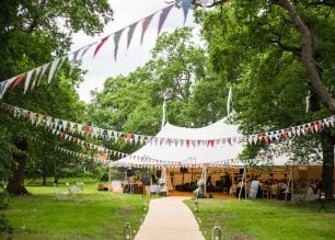 Charlotte & Tony Papakata Sperry Tent Wedding, Hampshire, Doug Treiber Photography; Sperry Tent Exterior