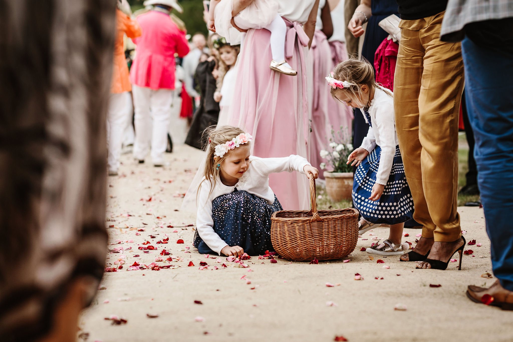 Katie & Jes PapaKata Tipi Wedding, Hidden River Cabins, Ally M Photography; Flower Girls