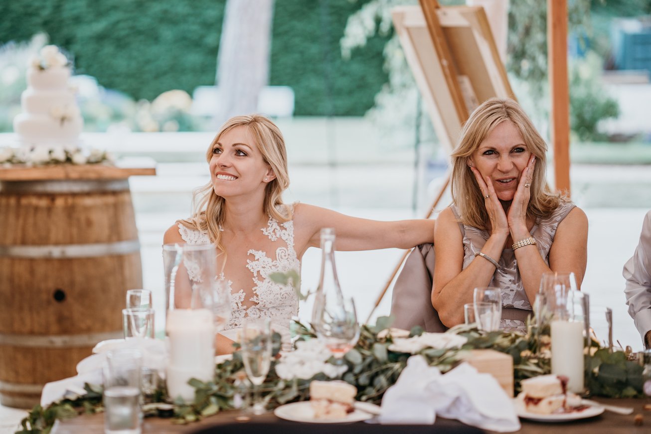Anna & Luke PapaKåta Sperry Tent Wedding, Cambridgeshire, Matthew Wilkinson Photography; Speeches