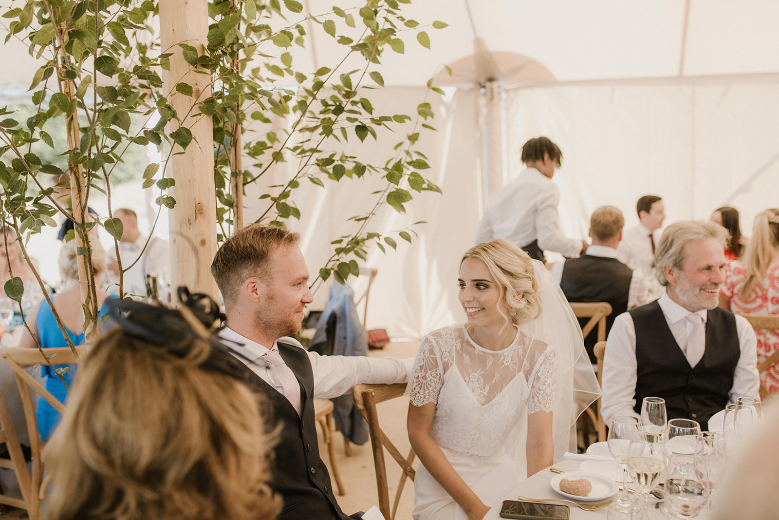 Lauren & David PapaKåta Sperry Tent Wedding, Mary Parker Photography; Sperry Tent Interior