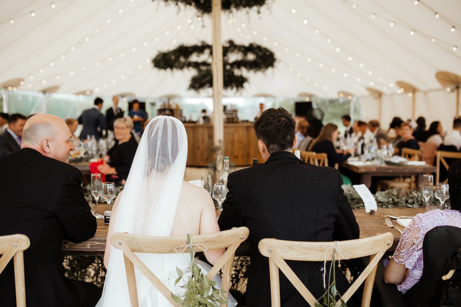 India & Sean PapaKåta Sperry Tent Wedding in Lincolnshire, Yorkshire, Caitlin & Jones Photography; Bride & Groom