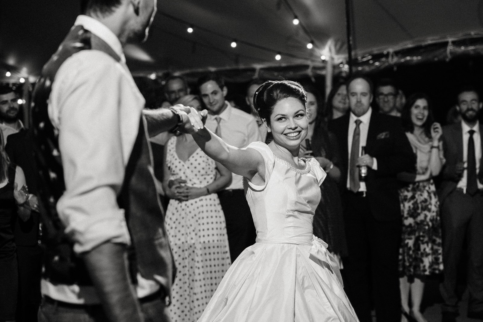 Charlotte & Tony Papakata Sperry Tent Wedding, Hampshire, Doug Treiber Photography; First Dance