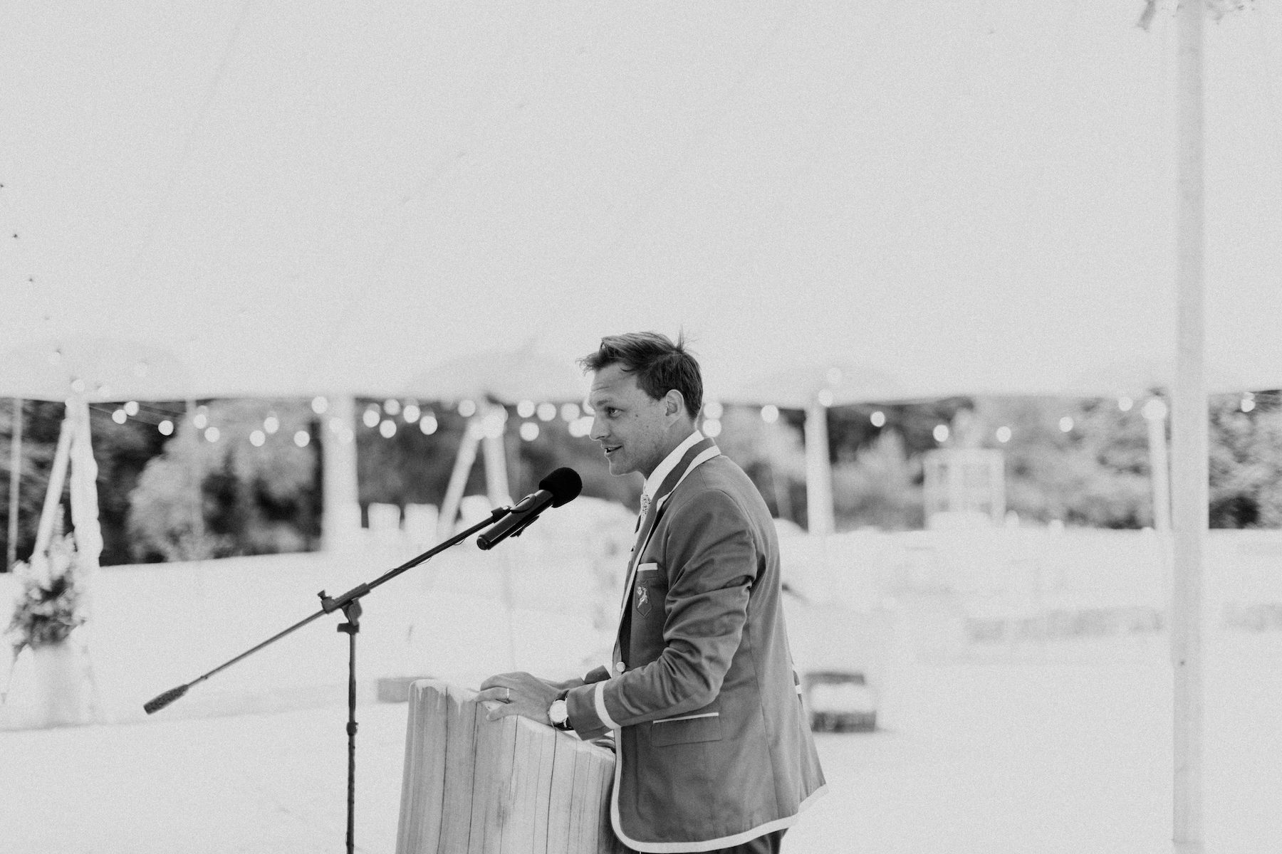 Emma & Tannah PapaKåta Sperry Tent Wedding, Yorkshire Dales, Natalie Pluck Photography; Grooms Speech Emma & Tannah PapaKåta Sperry Tent Wedding, Yorkshire Dales, Natalie Pluck Photography; Grooms Speech