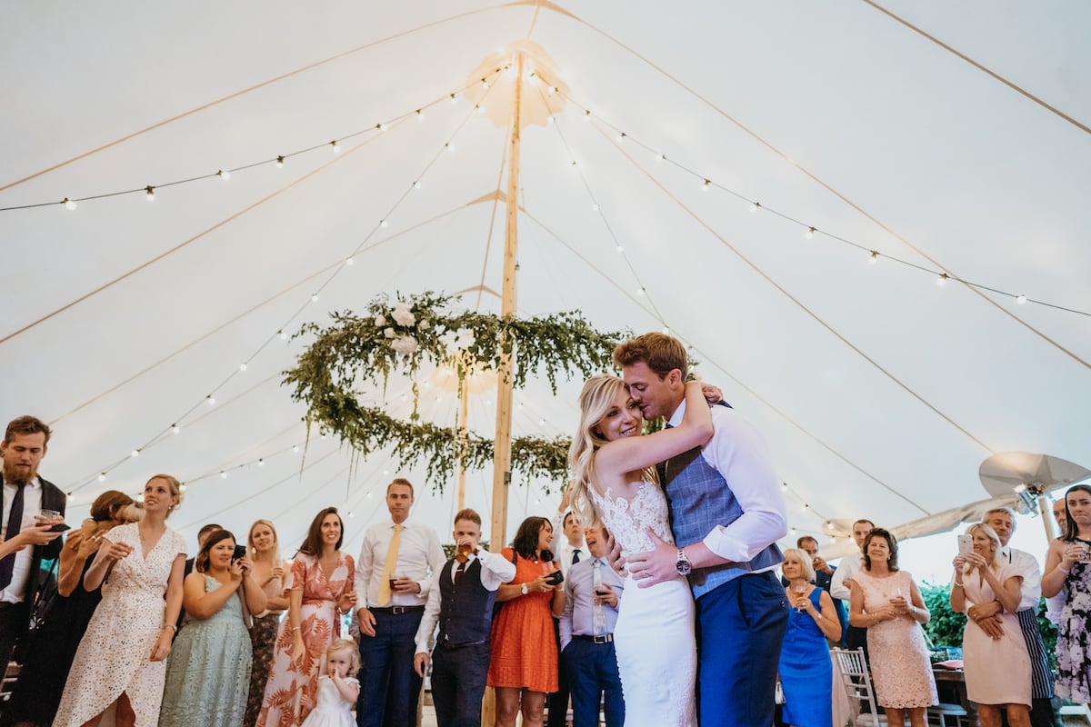 Anna & Luke PapaKåta Sperry Tent Wedding, Cambridgeshire, Matthew Wilkinson Photography; Party Getting Started