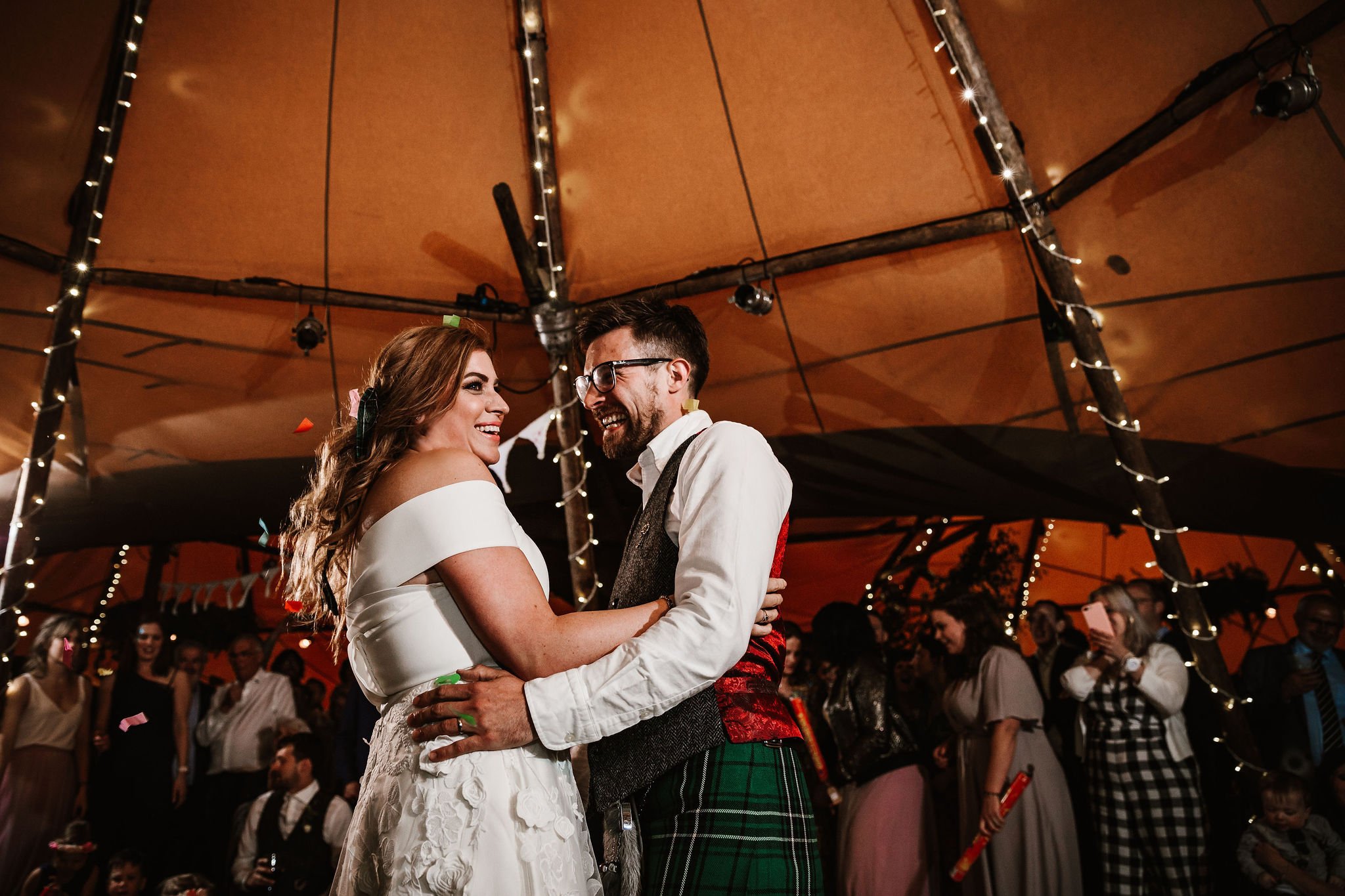 Katie & Jes PapaKata Tipi Wedding, Hidden River Cabins, Ally M Photography; True Love